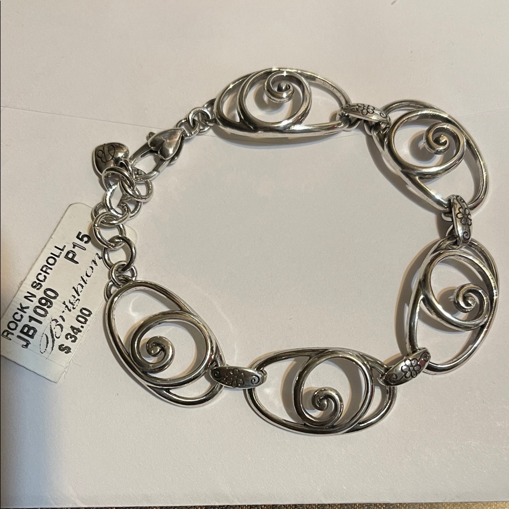 Brighton Silver Swirl Bracelet